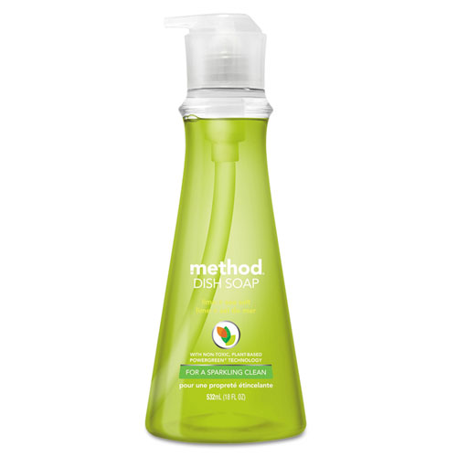 DISH SOAP, LIME AND SEA SALT, 18 OZ PUMP BOTTLE