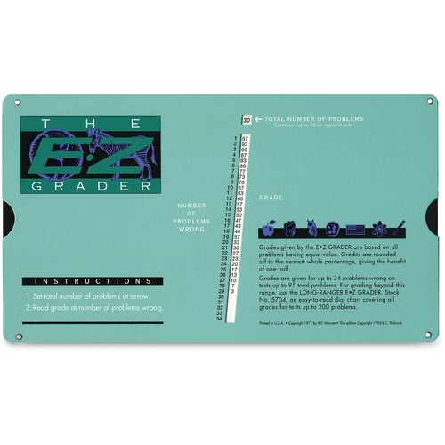 E-Z Grader Chart, Green