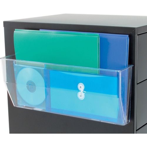 MAGNETIC DOCUPOCKET WALL FILE, LEGAL, 15 X 3 X 6 3/8, CLEAR