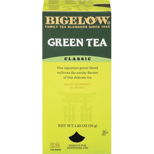 Single Flavor Tea, Green, 28 Bags/box