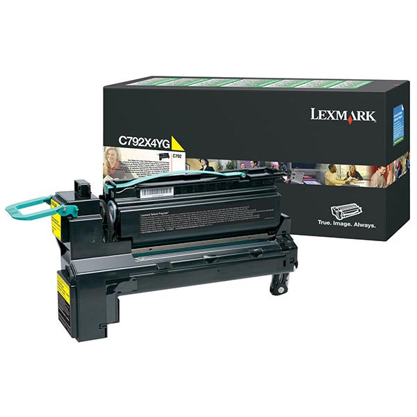 C792X4YG (C792) RETURN PROGRAM EXTRA HIGH-YIELD TONER, YELLOW