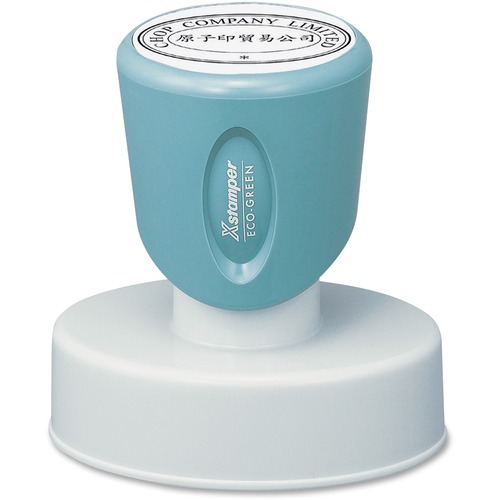Oval Stamp, Short Handle, 1-3/16"x1-3/4", Ast