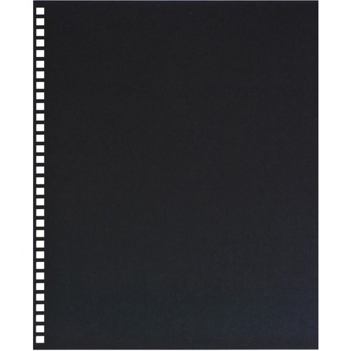 Proclick Pre-Punched Presentation Covers, 11 X 8-1/2, Black, 25/pack