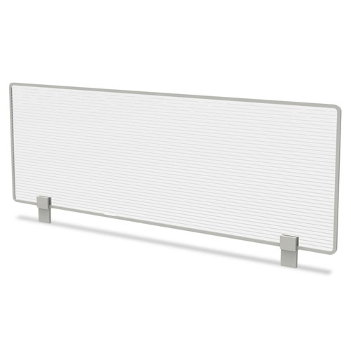 Trento Line Dividing Panel, Polycarbonate, 47-1/8 X 1 3/4 X 15-1/2, Translucent