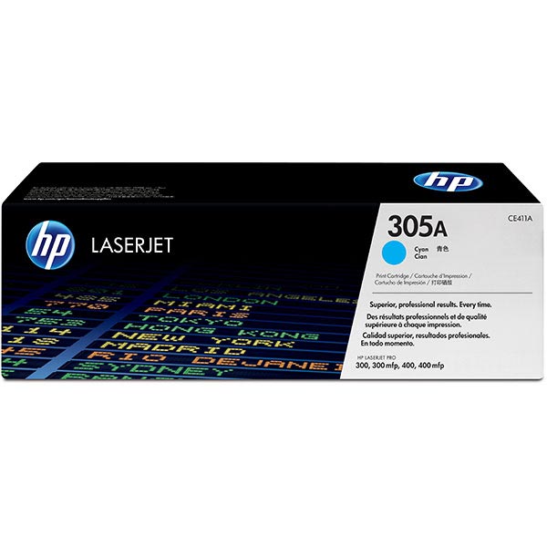 Hewlett-Packard  Toner Cartridge, 2600 Page Yield, Cyan
