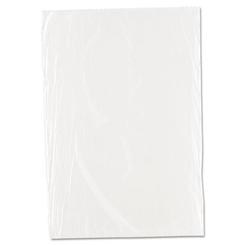 GET REDDI UTILITY BAG W/TIES, 10 X 14, .75MIL, CLEAR, 1000/CARTON