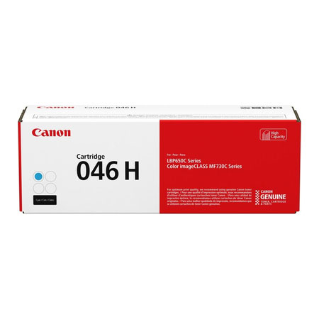 Canon (CRG046) Color imageCLASS LBP654Cdw MF731Cdw MF733Cdw MF735Cdw High Capacity Cyan Toner Cartridge (5000 Yield)