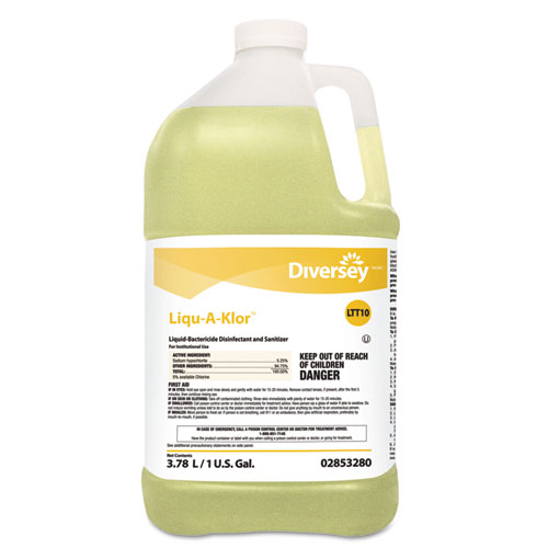Liqu-A-Klor Disinfectant/sanitizer, 1 Gal Bottle, 4/carton