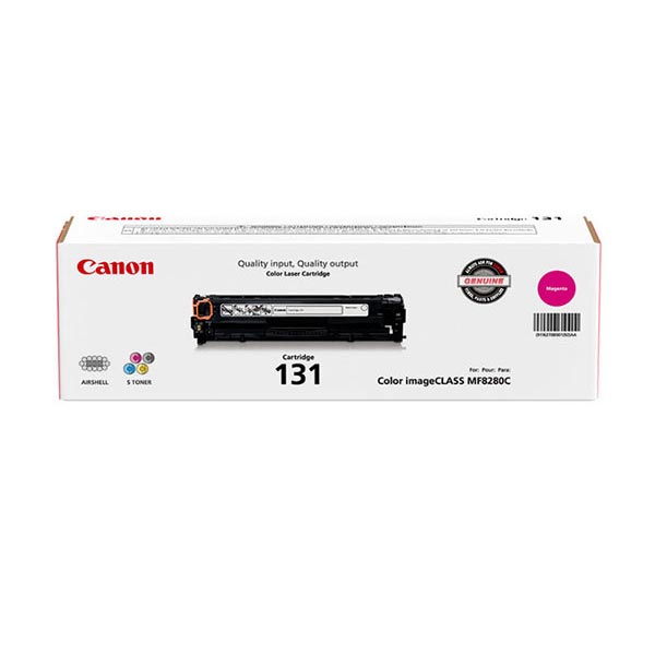 Canon (CRG-131M) Color imageCLASS LBP7110Cw MF624Cw MF628Cw MF8280Cw Magenta Toner Cartridge (1500 Yield)
