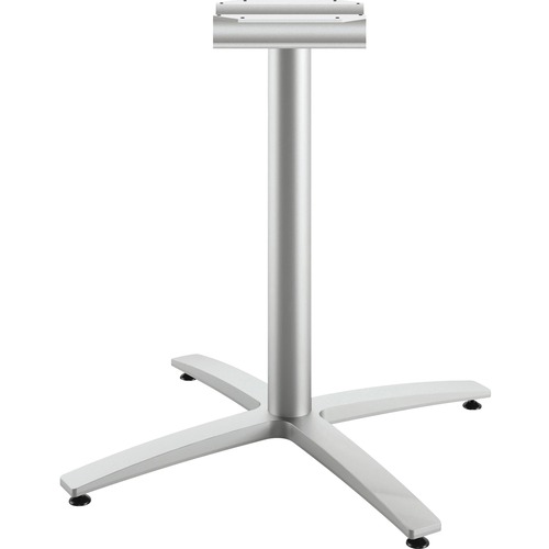 BETWEEN SEATED-HEIGHT X-BASE FOR 42" TABLE TOPS, 32.68W X 29.57H, SILVER