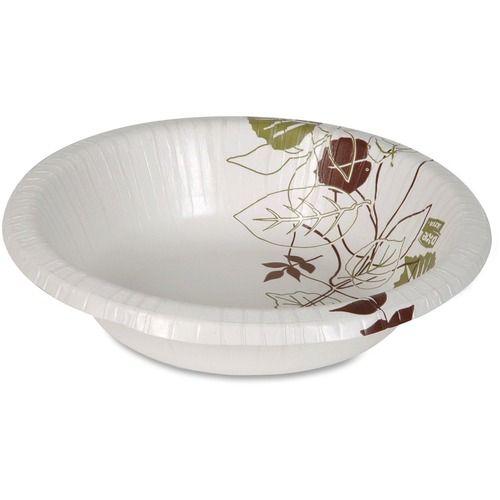 Pathways Heavyweight Paper Bowls, 20oz, Green/burgundy, 500/carton