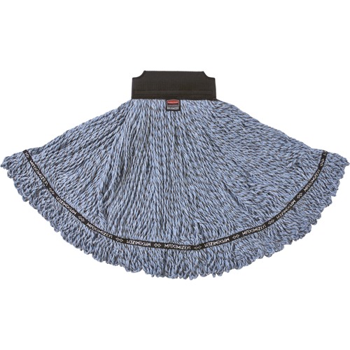Rubbermaid Commercial Products  Maximizer Microfiber Mop, Medium, 6/CT, Blue