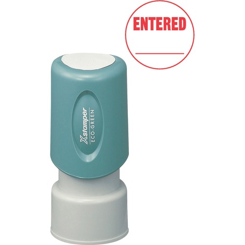 Specialty Stamp, Pre-Inked "Entered" Ink Stamp, 5/8", RD