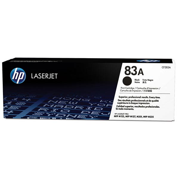Hewlett-Packard  Toner Cartridge, HP 83A, 1500 Page Yield, Black